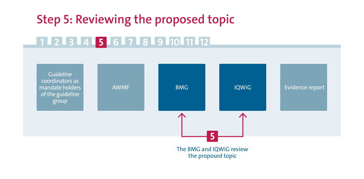 evidence reports Step 5 Reviewing the proposed topic