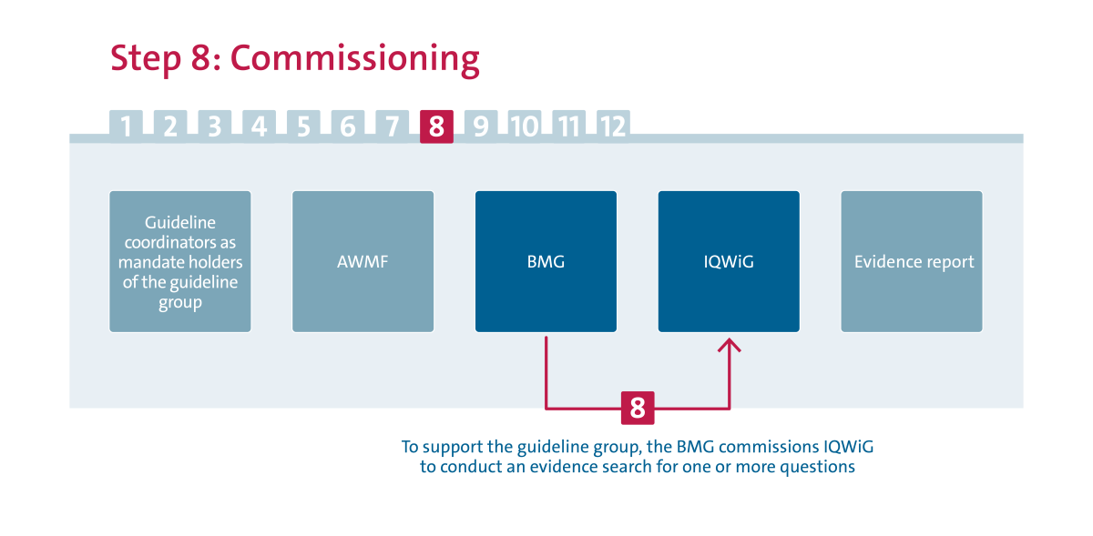 evidence reports Step 8 Commissioning