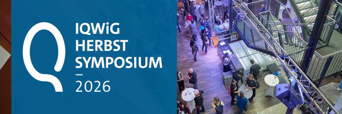 Banner IQWiG Herbstsymposium 2026