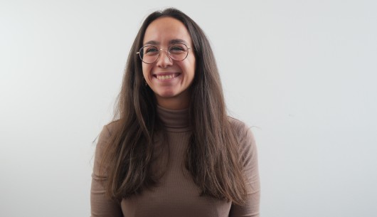 Portrait photo of our staff member Nadia Abu Rajab
