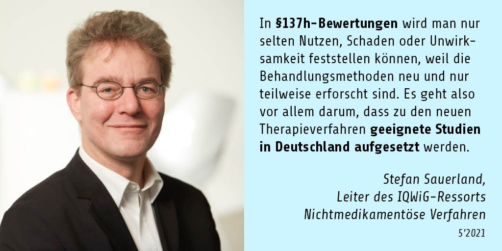 Zitatbild Stefan Sauerland §137h-Bewertungen